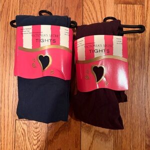 NWT Victorias Secret Tights 2-Pack